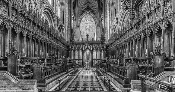 Choir stalls in Ely Cathedral - Gerry Middleton-Stewart