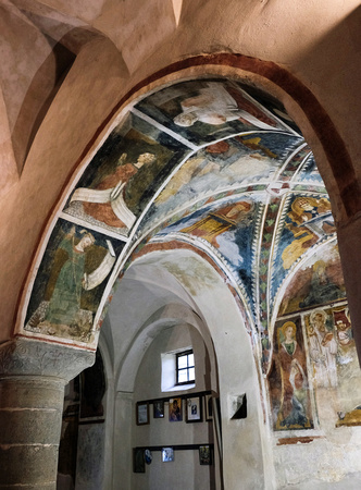 Ancient painted chapel, Piedmont