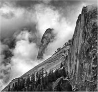 (009.5)_Paul Mitchell_Clouds Close In At Half Dome